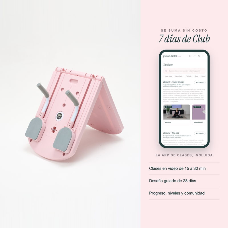 Tabla de Pilates + Acceso a Pilates Basics Club (7 días gratis)