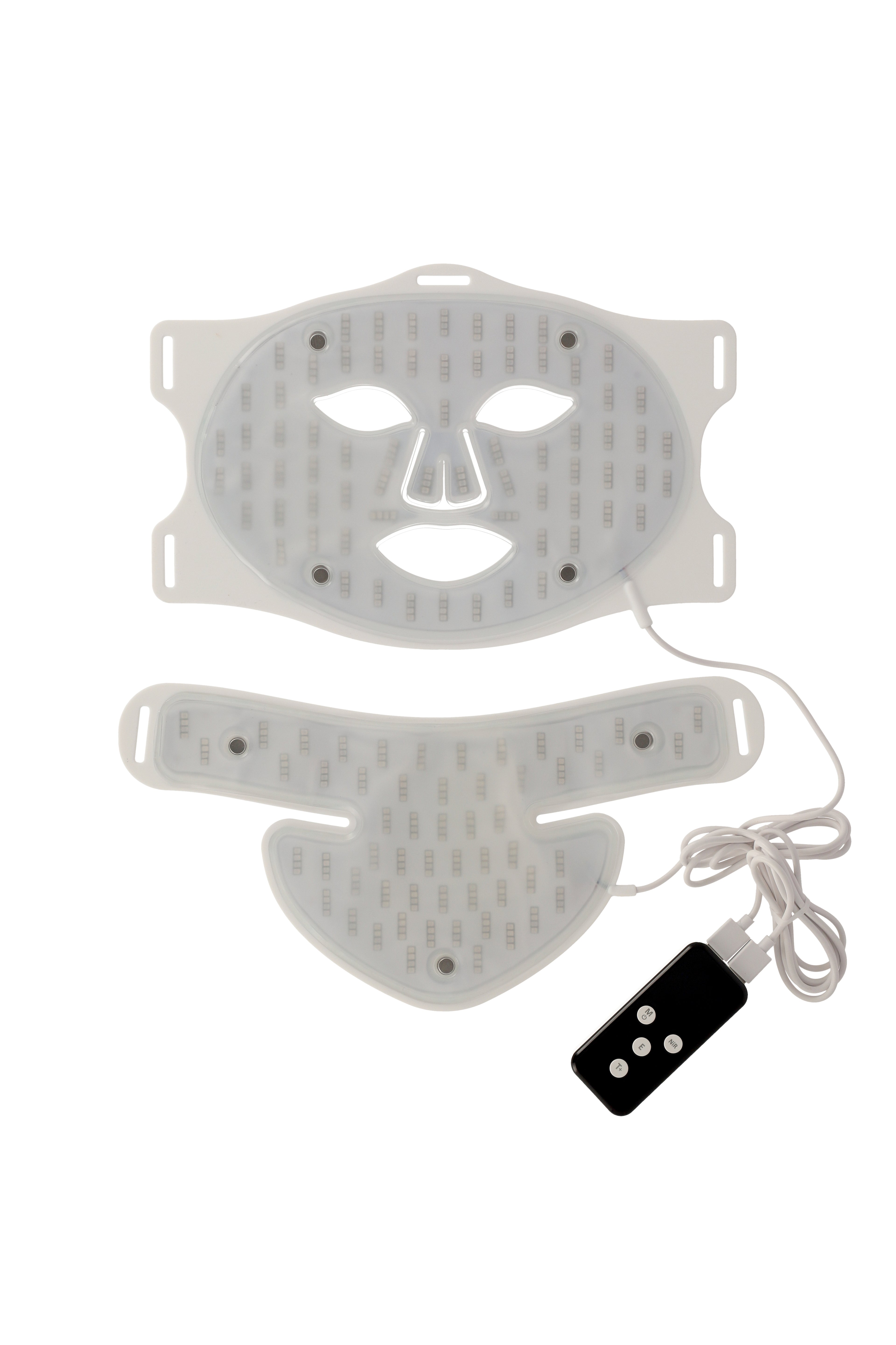 Máscara LED Infrarroja con Terapia de Frío - Facial + Escote