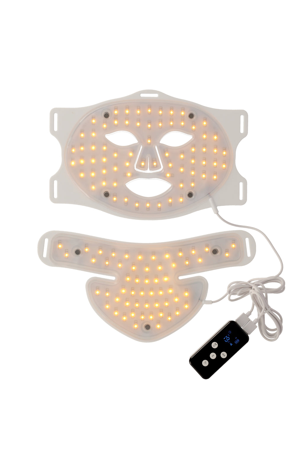 Máscara LED Infrarroja con Terapia de Frío - Facial + Escote