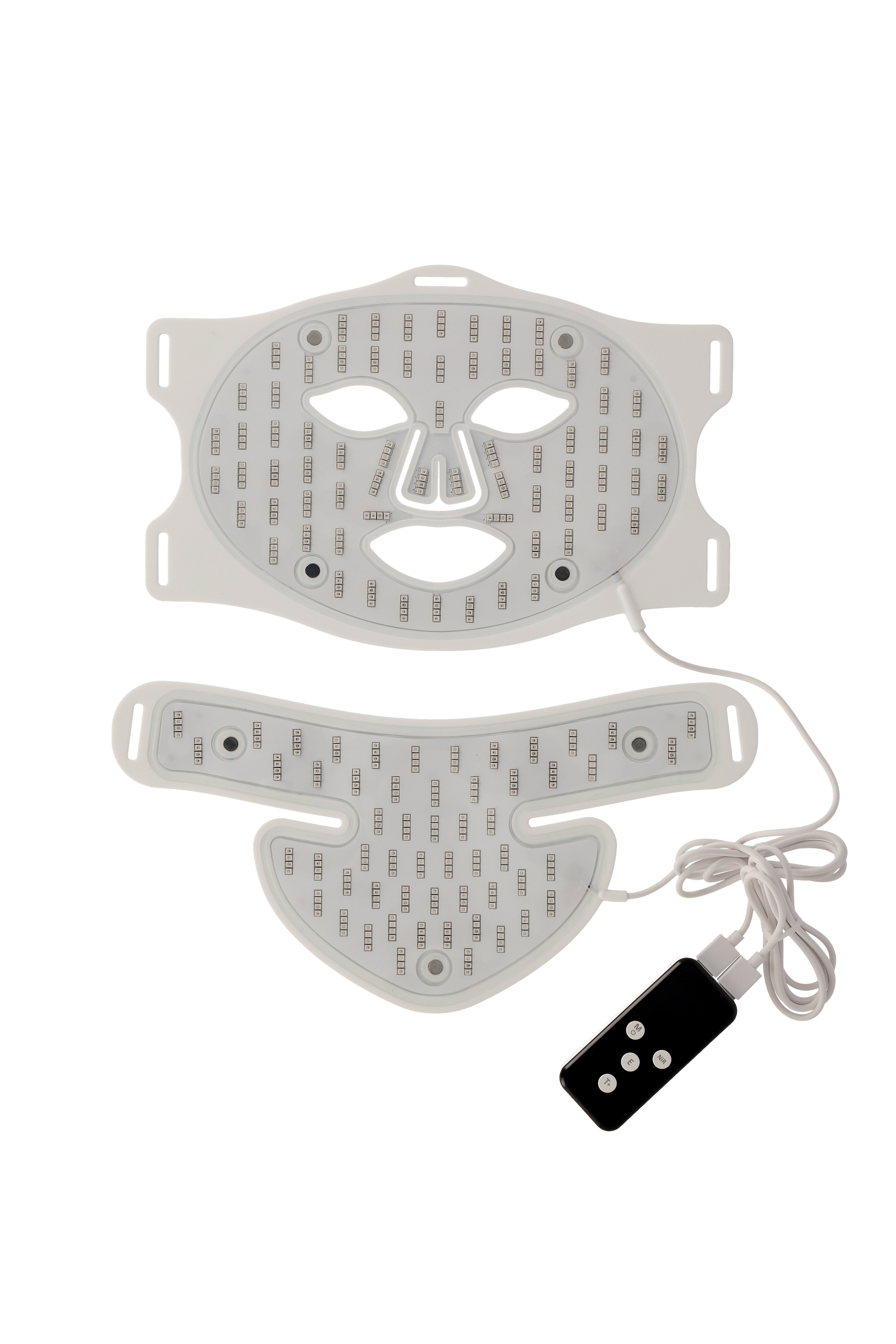 Máscara LED Infrarroja con Terapia de Frío - Facial + Escote