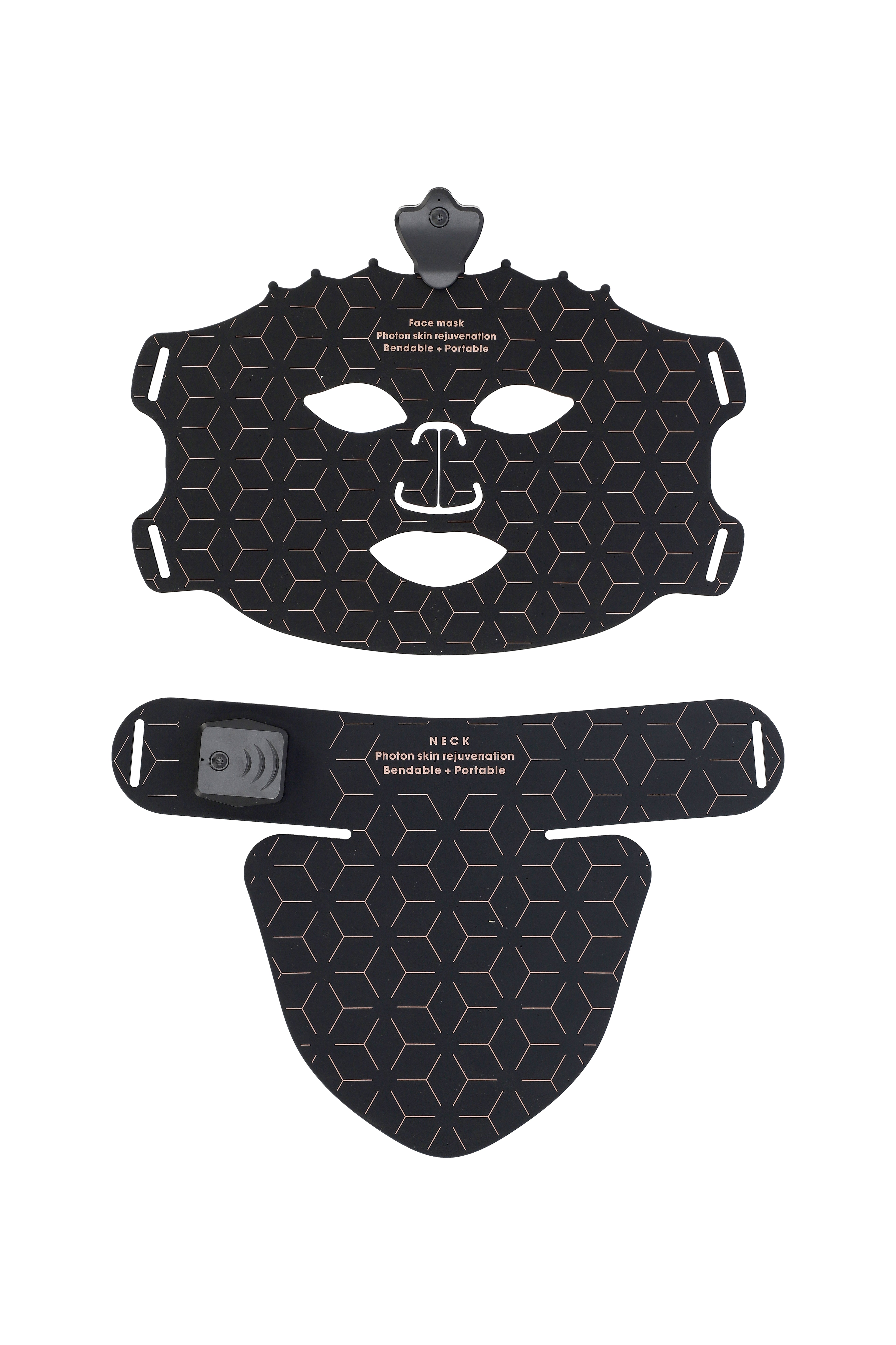 Máscara LED Inalámbrica Facial + Escote