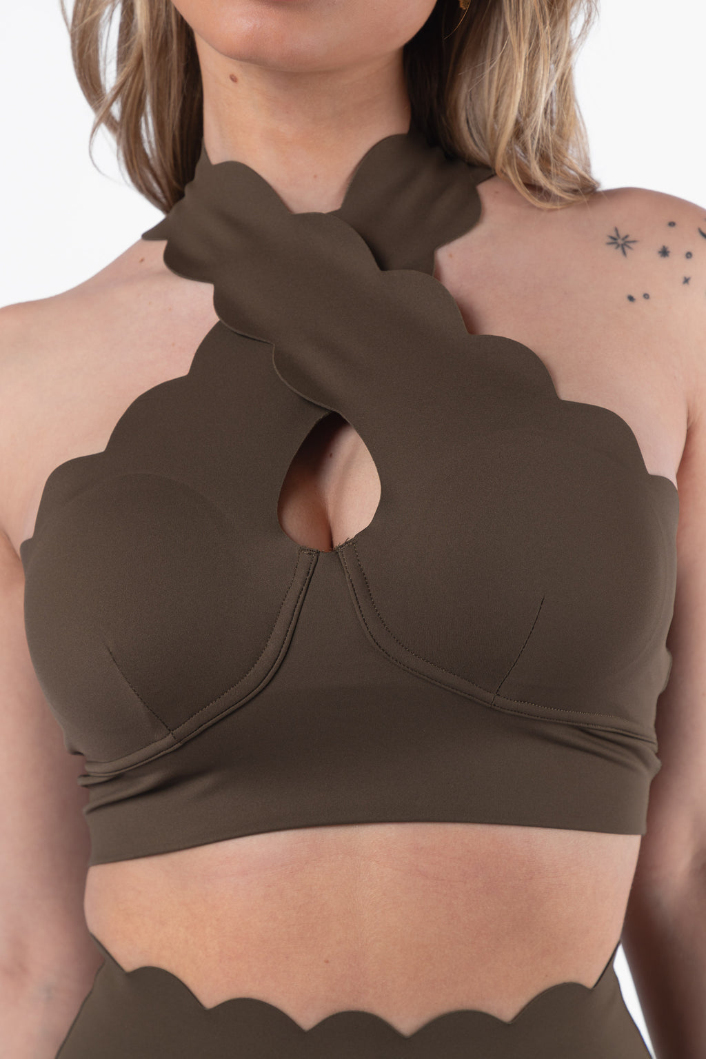 Top Poise - Verde militar