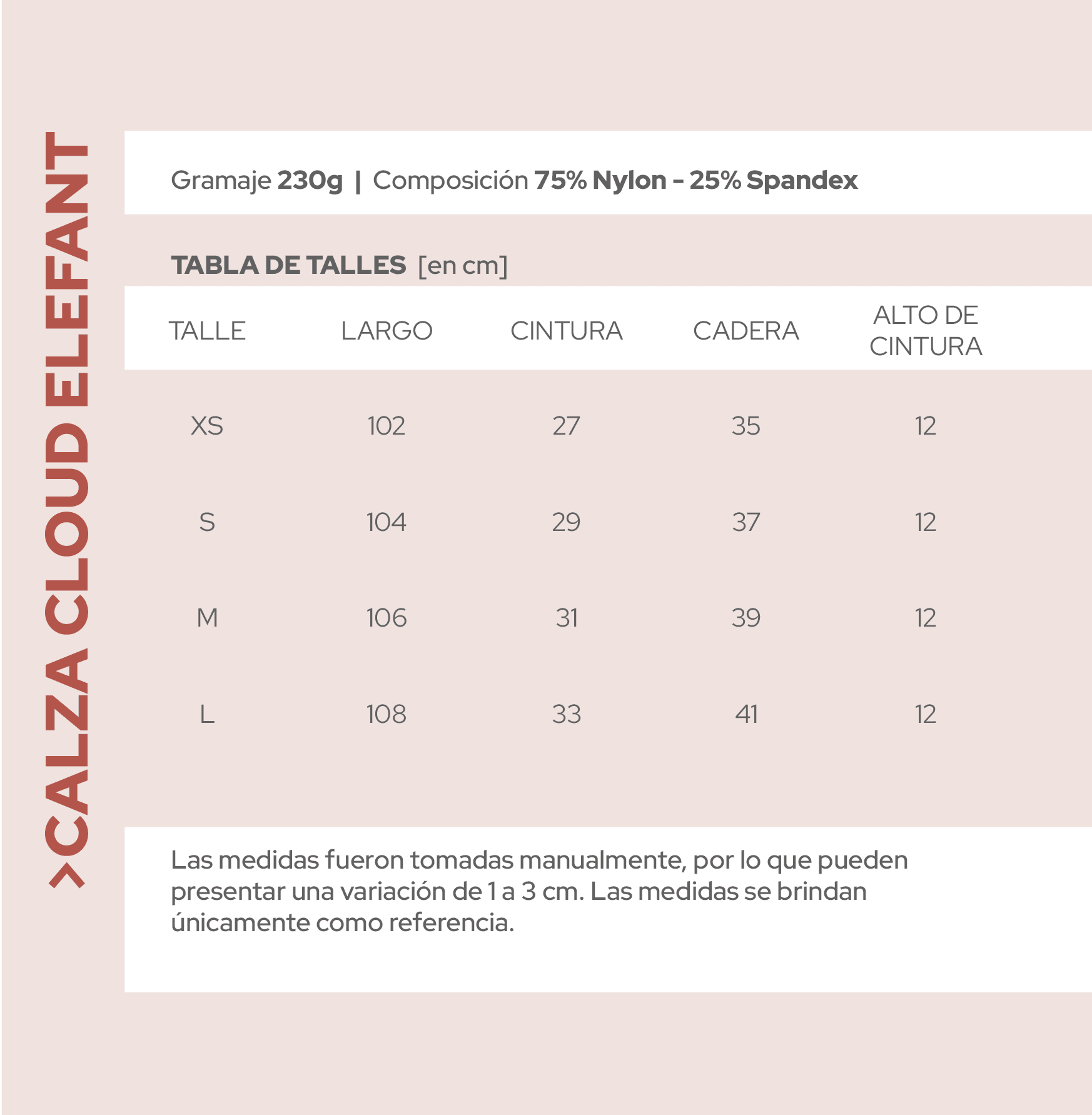 CALZA CLOUD ELEFANT - Compact Fit ~ Pilates Basics