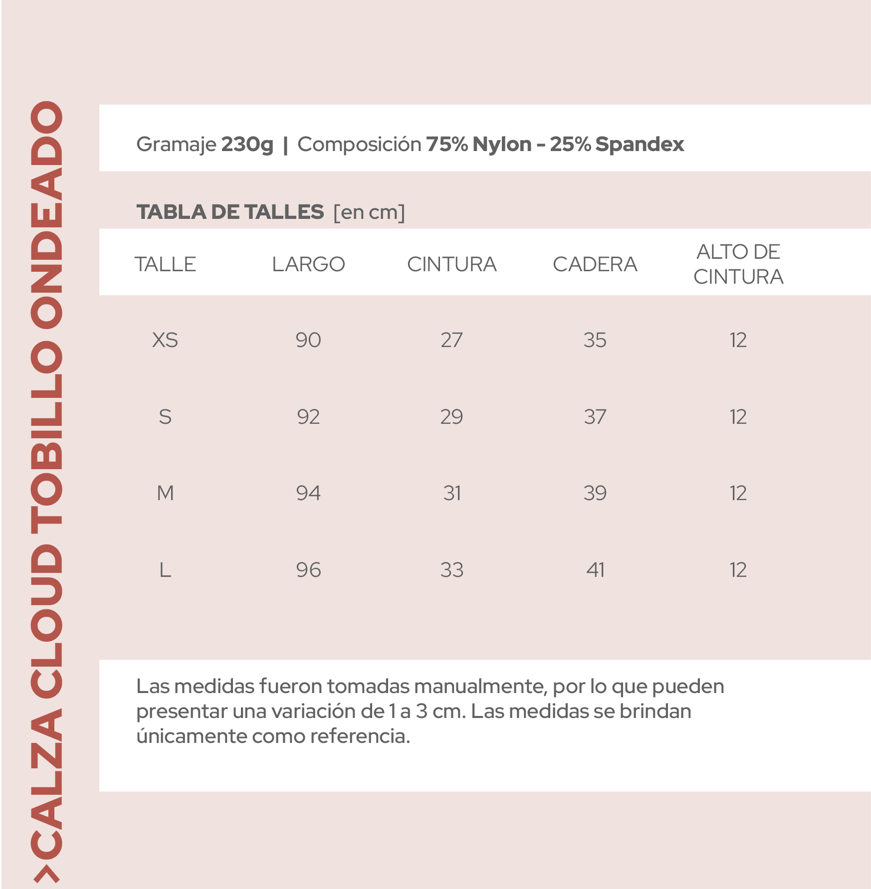 CALZA CLOUD TOBILLO ONDEADO - Compact Fit ~ Pilates Basics