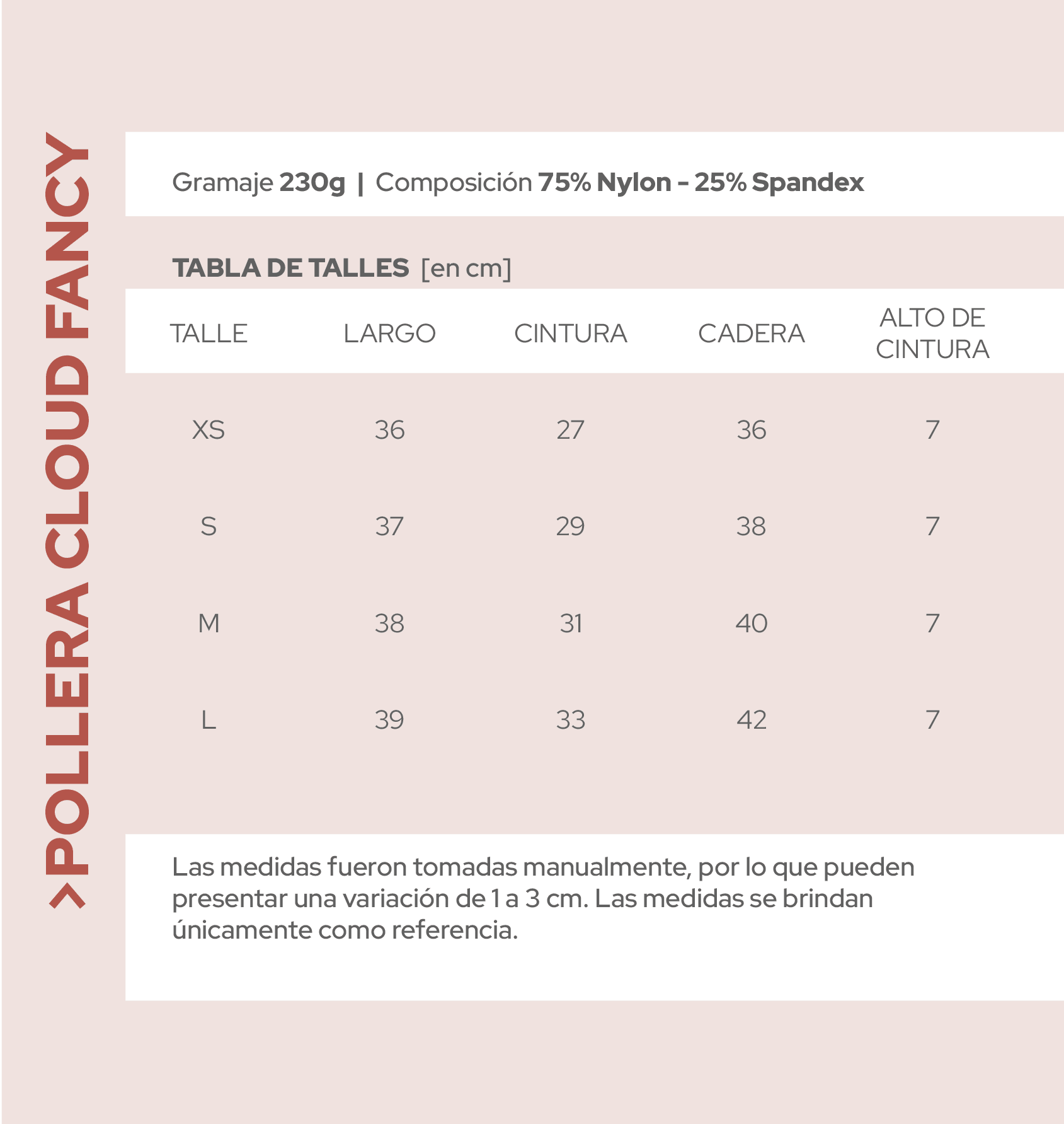 POLLERA CLOUD FANCY - Compact Fit ~ Pilates Basics