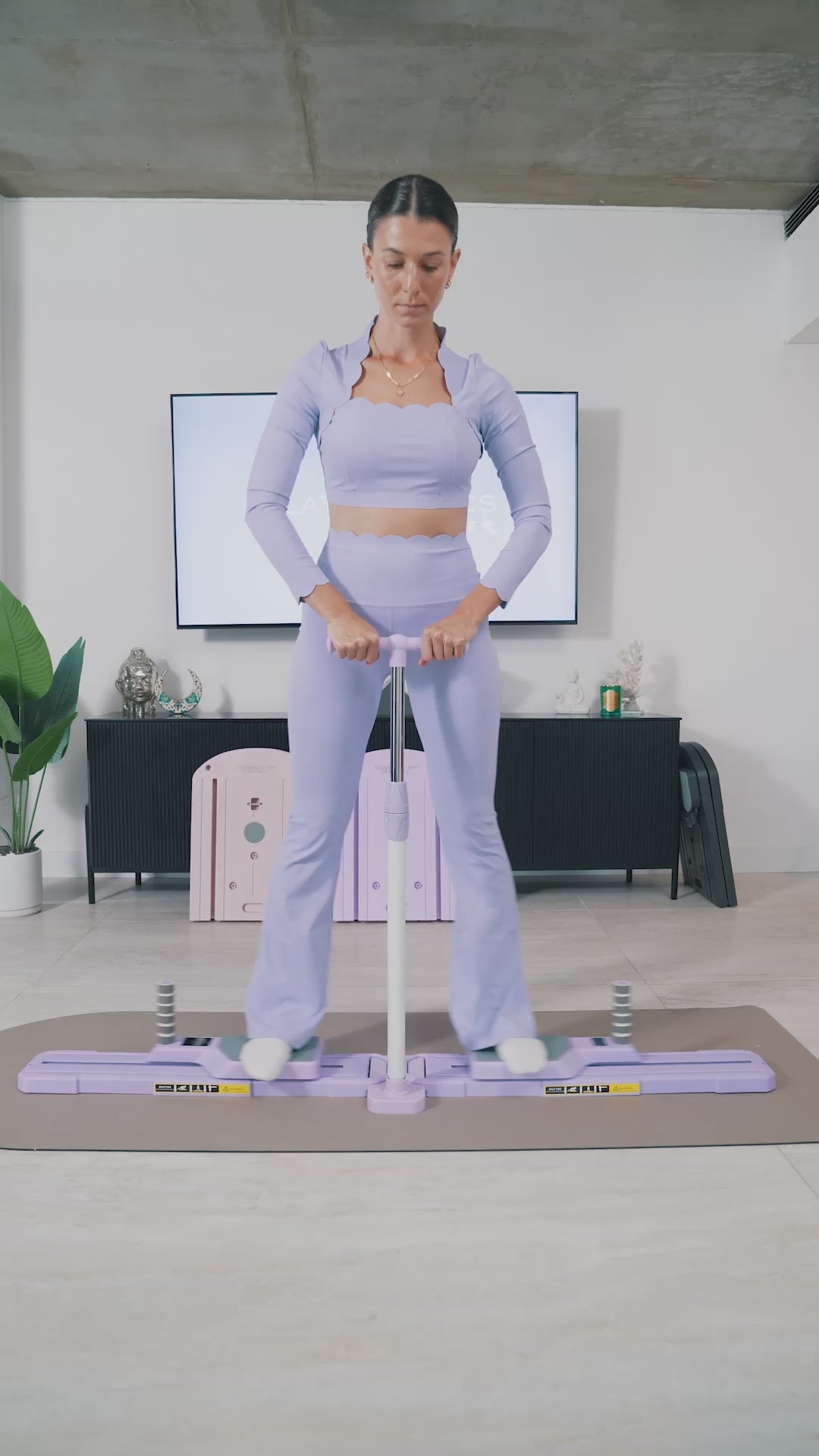 Tabla de pilates, flexiones y core separadas 7 en 1